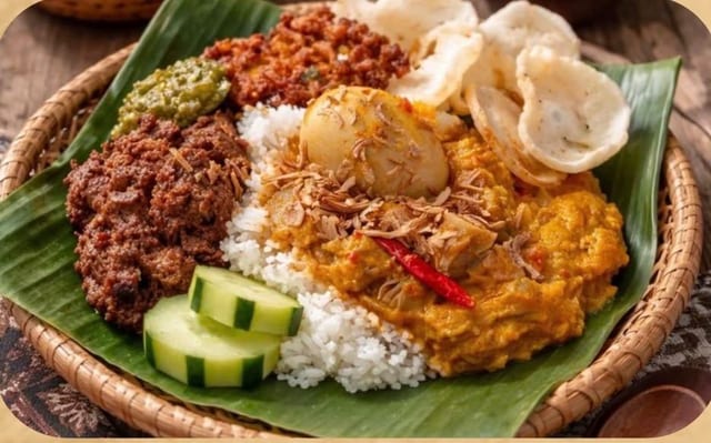 Nasi Bungkus Rendang