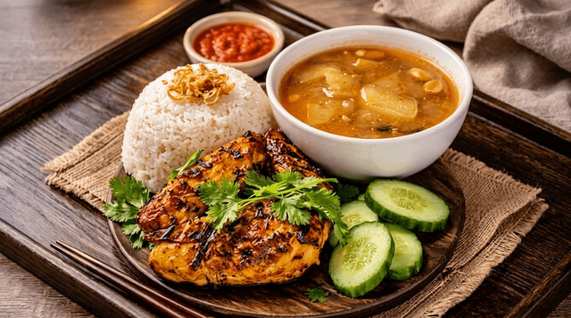 Tamarind Soup Combo Grilled Chicken